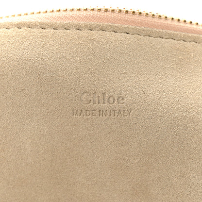 Chloe Calfskin Suede Medium Faye Shoulder Bag Motty Grey 6 of 11