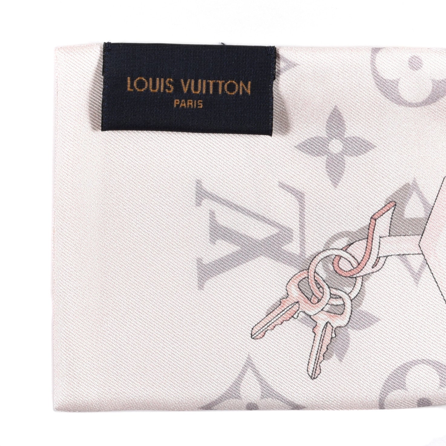 Louis Vuitton Silk Monogram Confidential Bandeau Light Pink 3 of 3