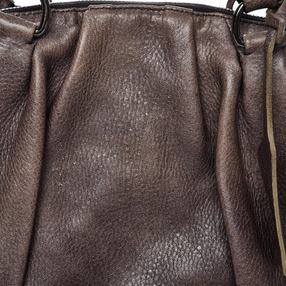 Prada Cervo Deerskin Tote Fumo 11 of 16