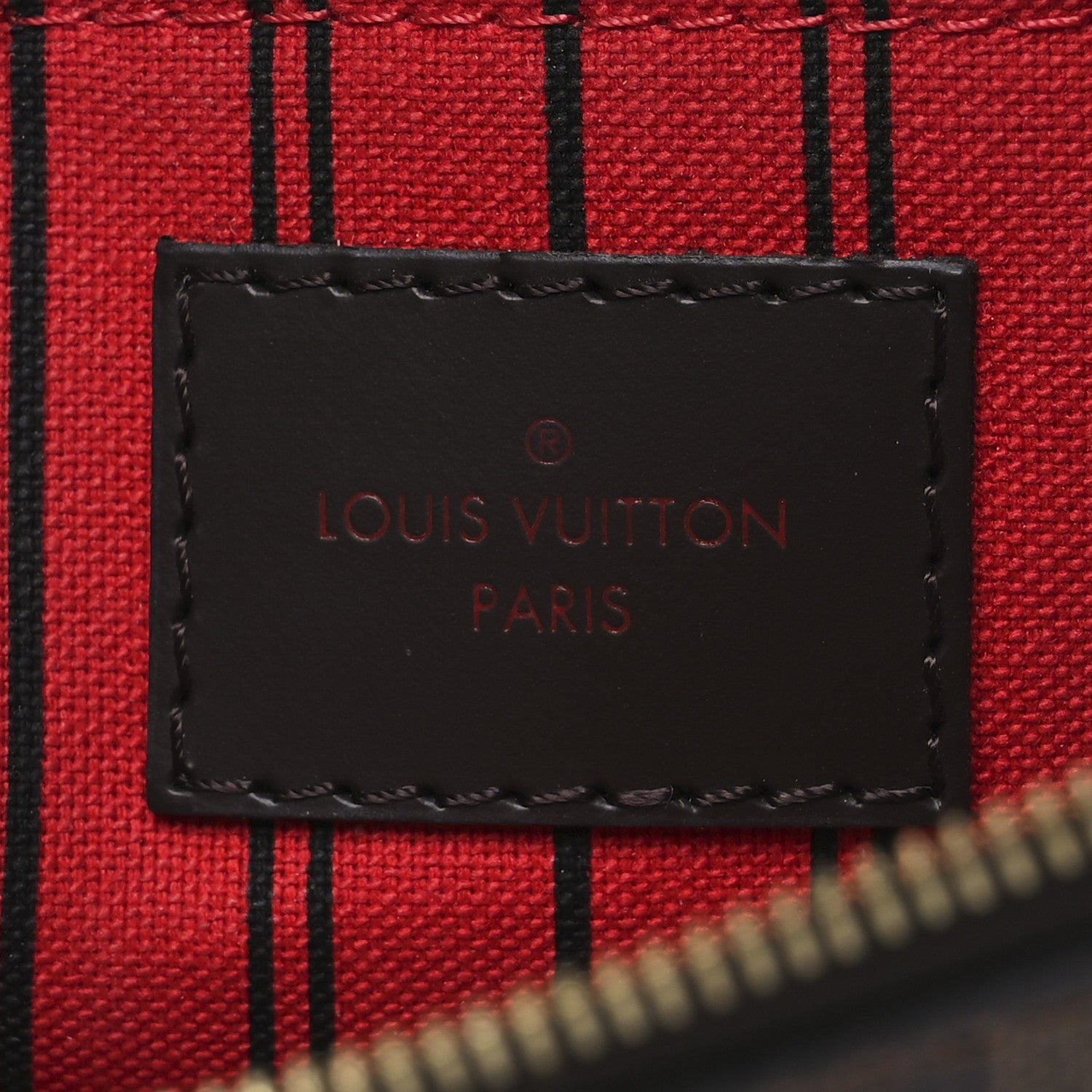 Louis Vuitton Damier Ebene Neverfull MM GM Pochette 6 of 7