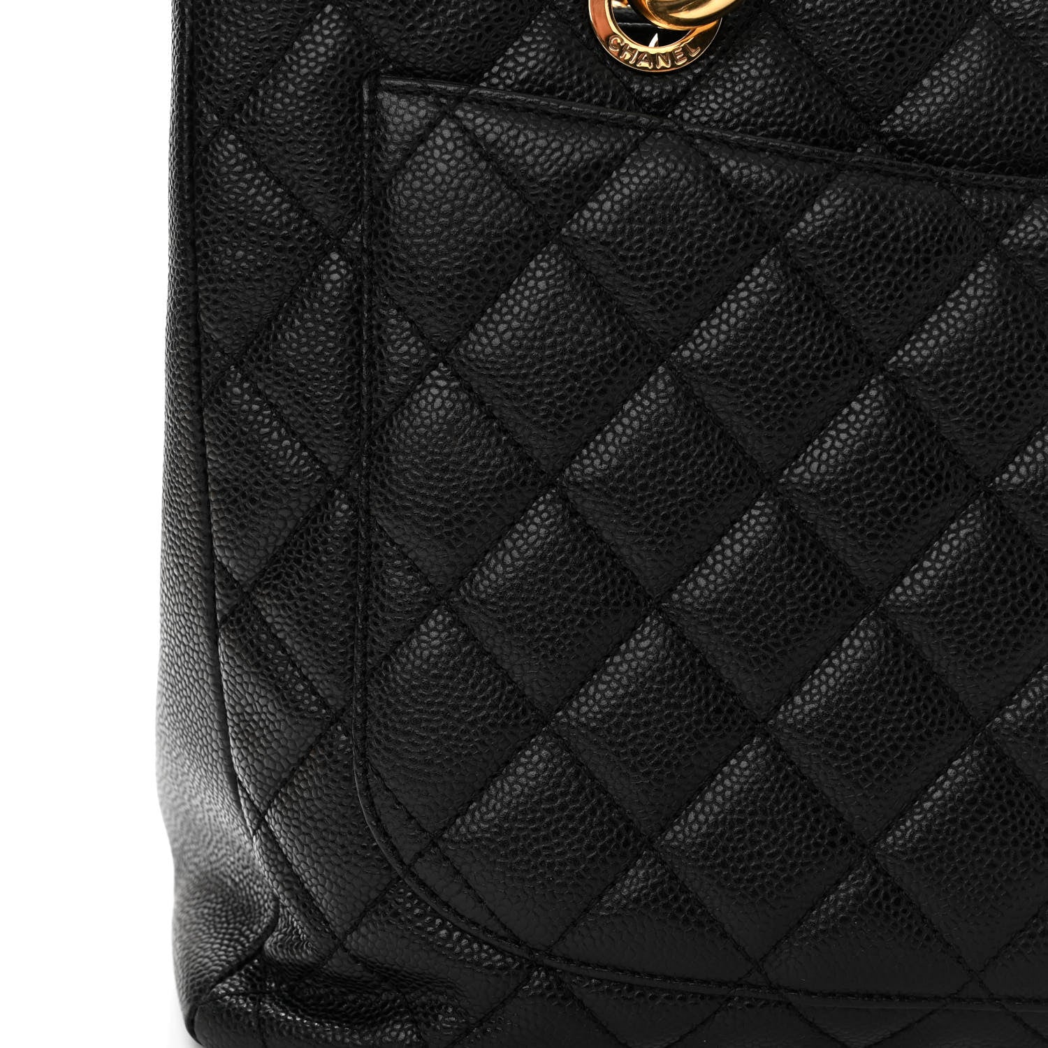 Chanel Caviar Quilted Grand Shopping Tote GST Black 17 of 17