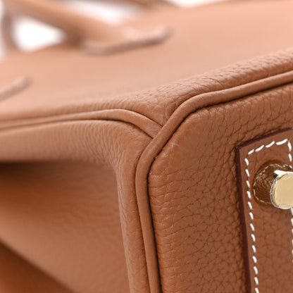 Hermes Togo Birkin 25 Gold 10 of 12
