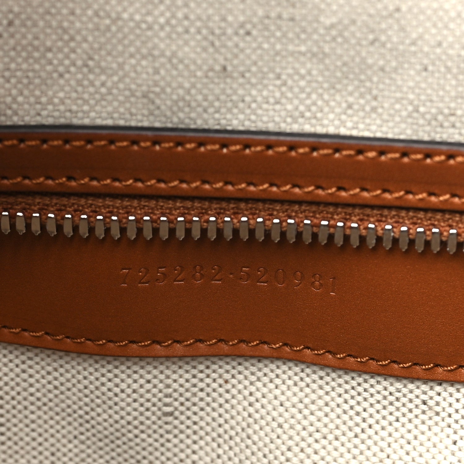 Gucci Calfskin GG Tennis Embossed Large Duffle Bag Brown 6 of 9
