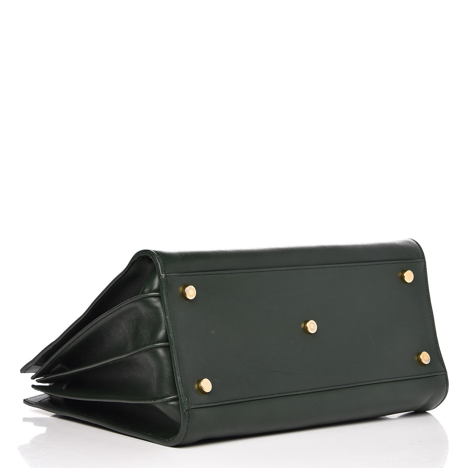 Saint Laurent Calfskin Small Sac De Jour Dark Green 4 of 13