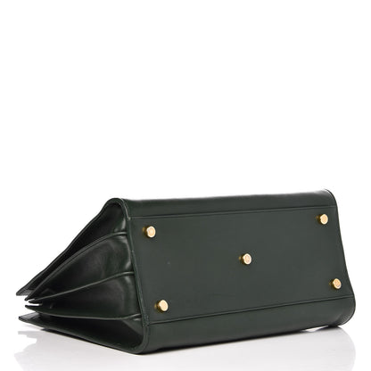 Saint Laurent Calfskin Small Sac De Jour Dark Green 4 of 13