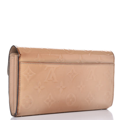 Louis Vuitton Vernis Sarah Wallet NM Dune 3 of 13