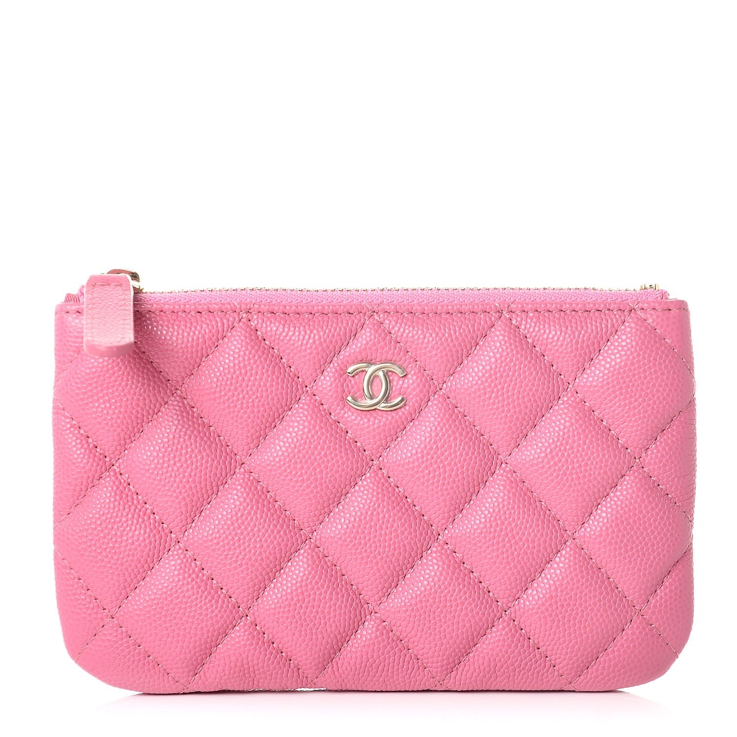 Chanel Caviar Quilted Small Cosmetic Case Pink 1 of 8