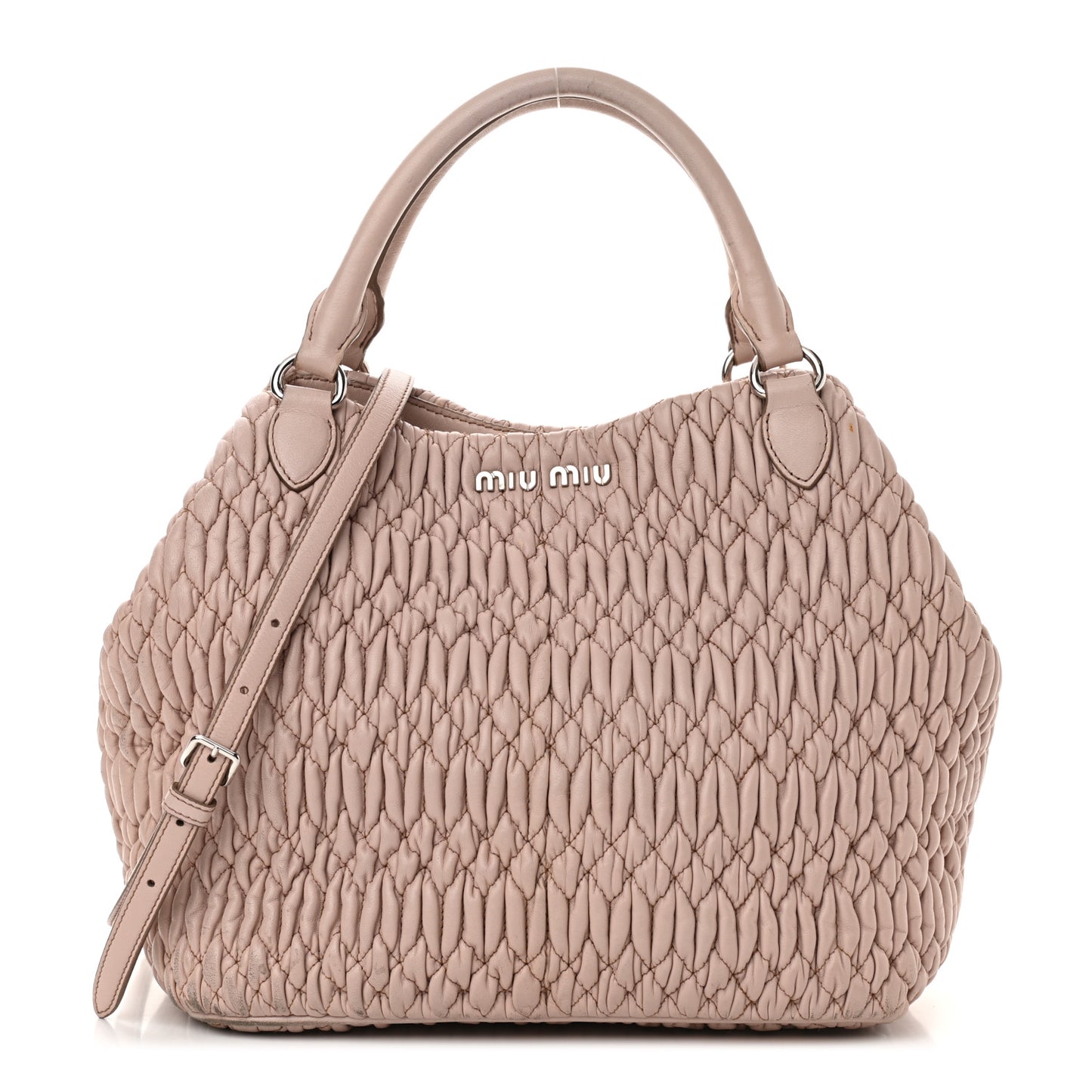 Nappa Matelasse Tote Cammeo