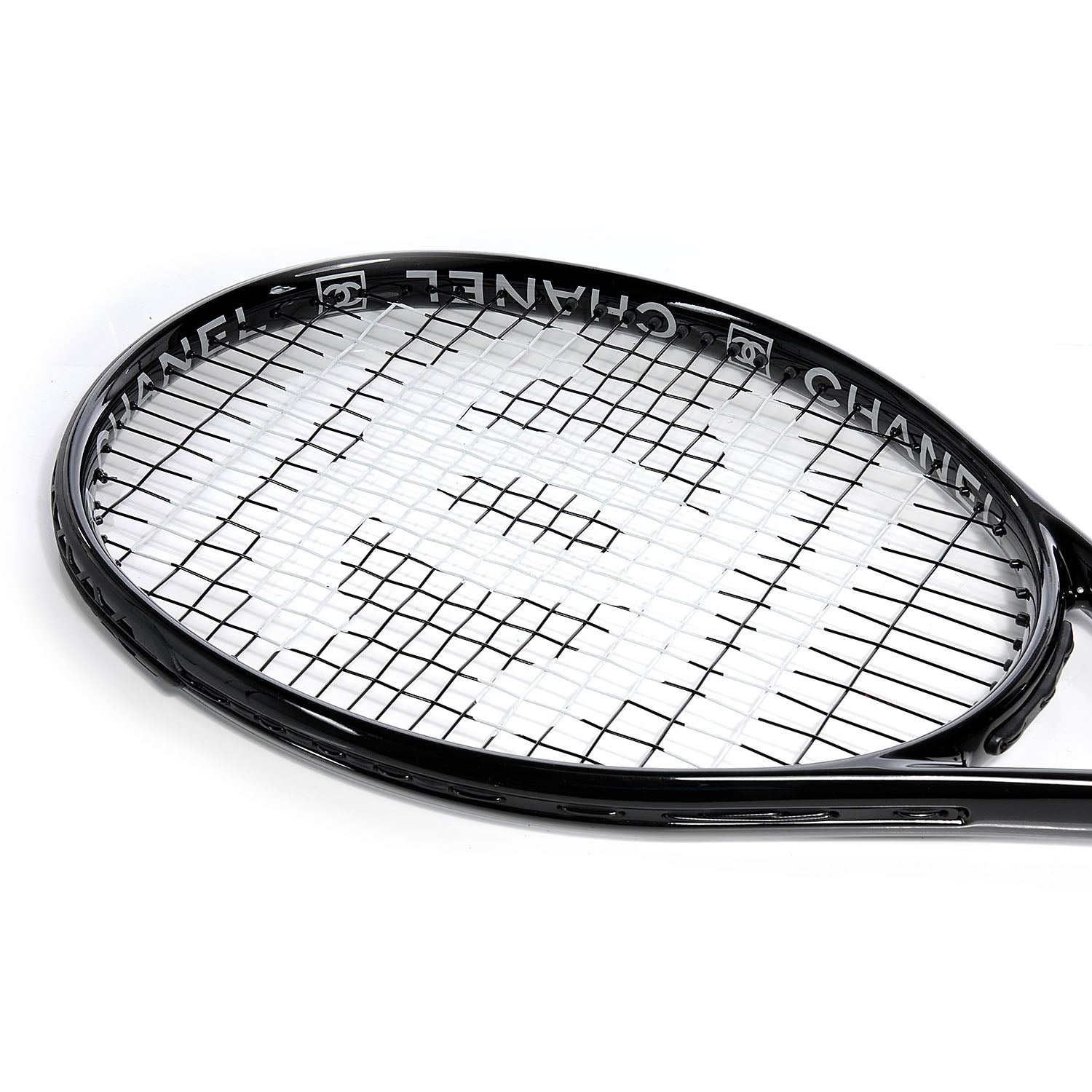 Chanel Graphite Tennis Racket Black 4 of 5