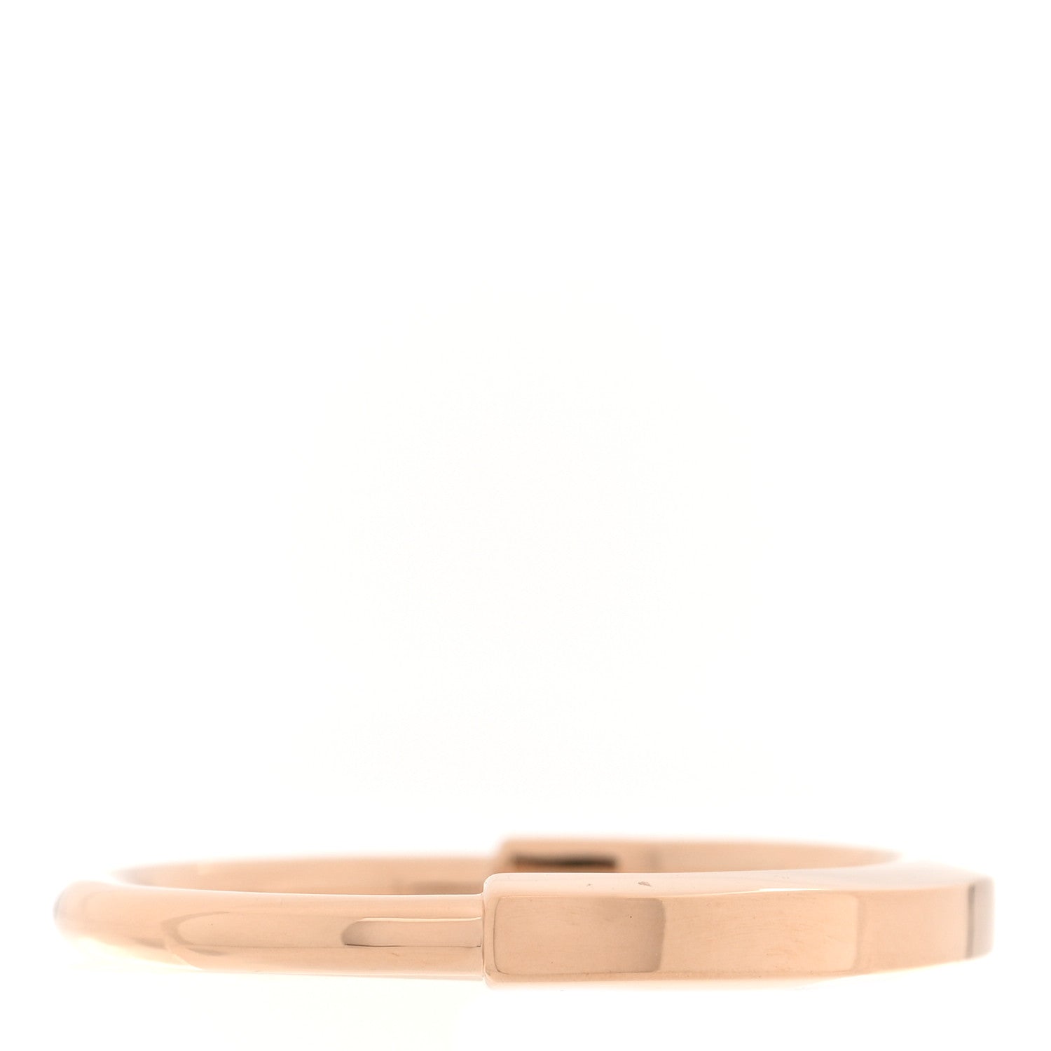Tiffany 18K Rose Gold Lock Ring 59 8.75 1 of 5