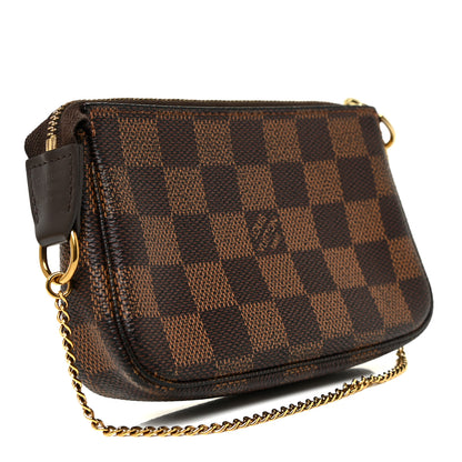 Louis Vuitton Damier Ebene Mini Pochette Accessories 4 of 14
