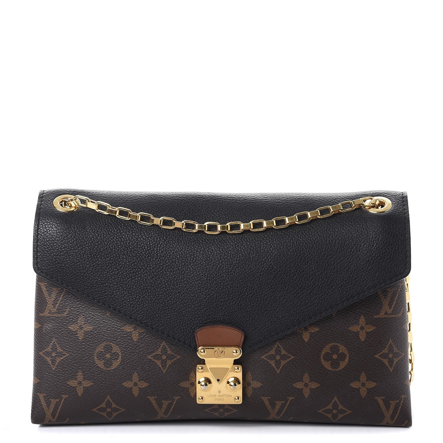 Louis Vuitton Monogram Pallas Chain Black 1 of 13
