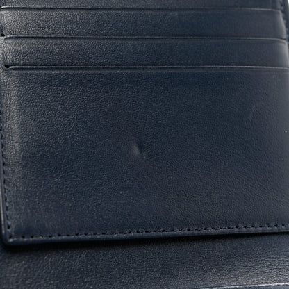 Chanel Caviar Quilted Compact Flap Wallet Navy 6 of 8