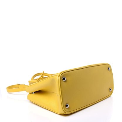 Prada Saffiano Small Galleria Double Zip Tote Soleil 8 of 20
