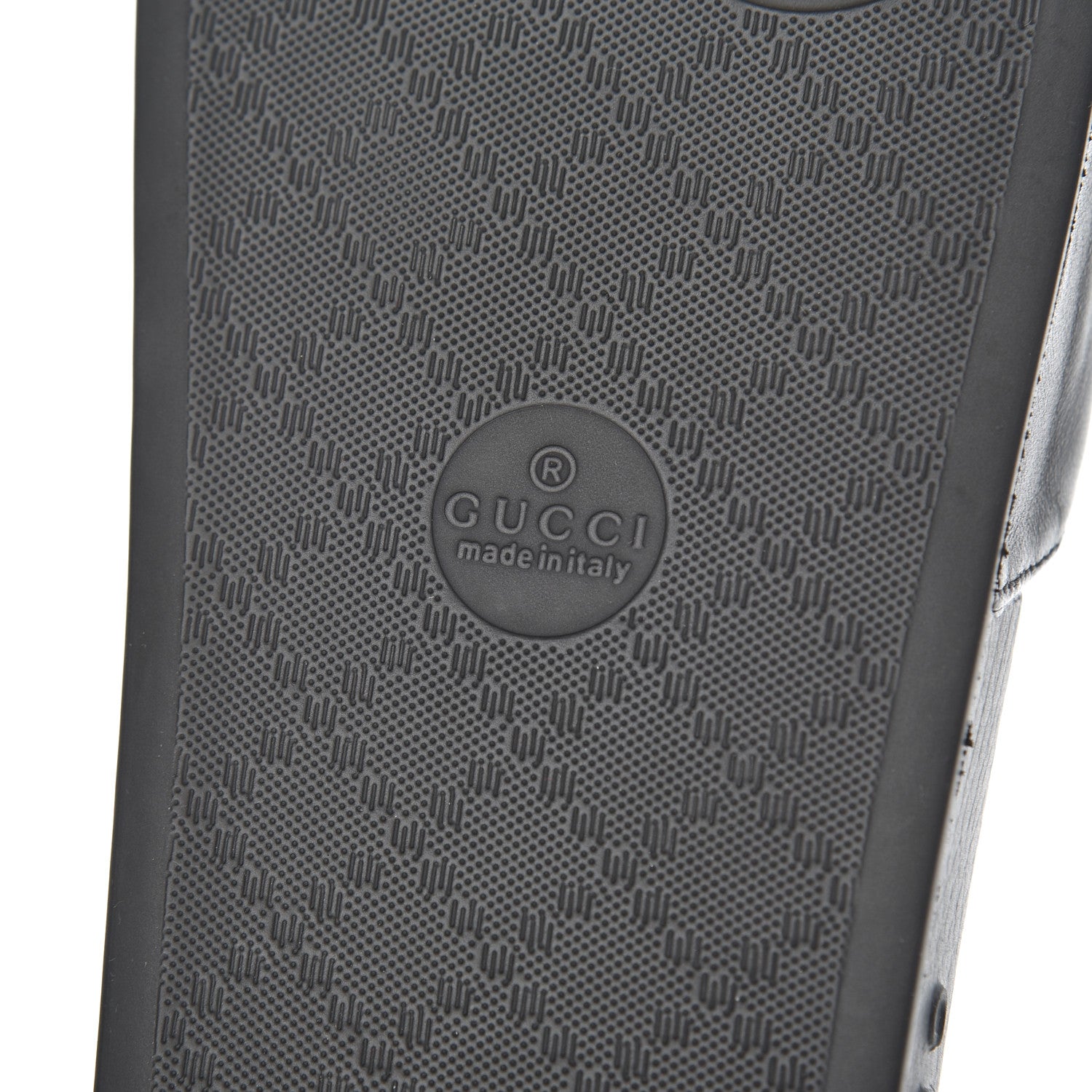 Gucci Nappa Original Gucci Mens Slide Sandals 8 Black 7 of 8