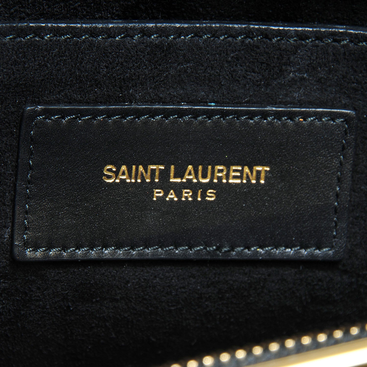 Saint Laurent Leather Lutetia Clutch Black 5 of 7