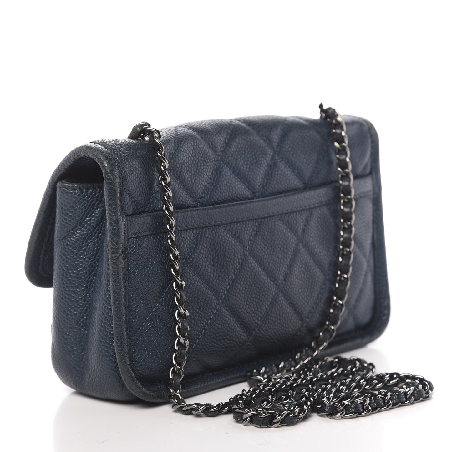 Caviar Small Natural Beauty Flap Blue