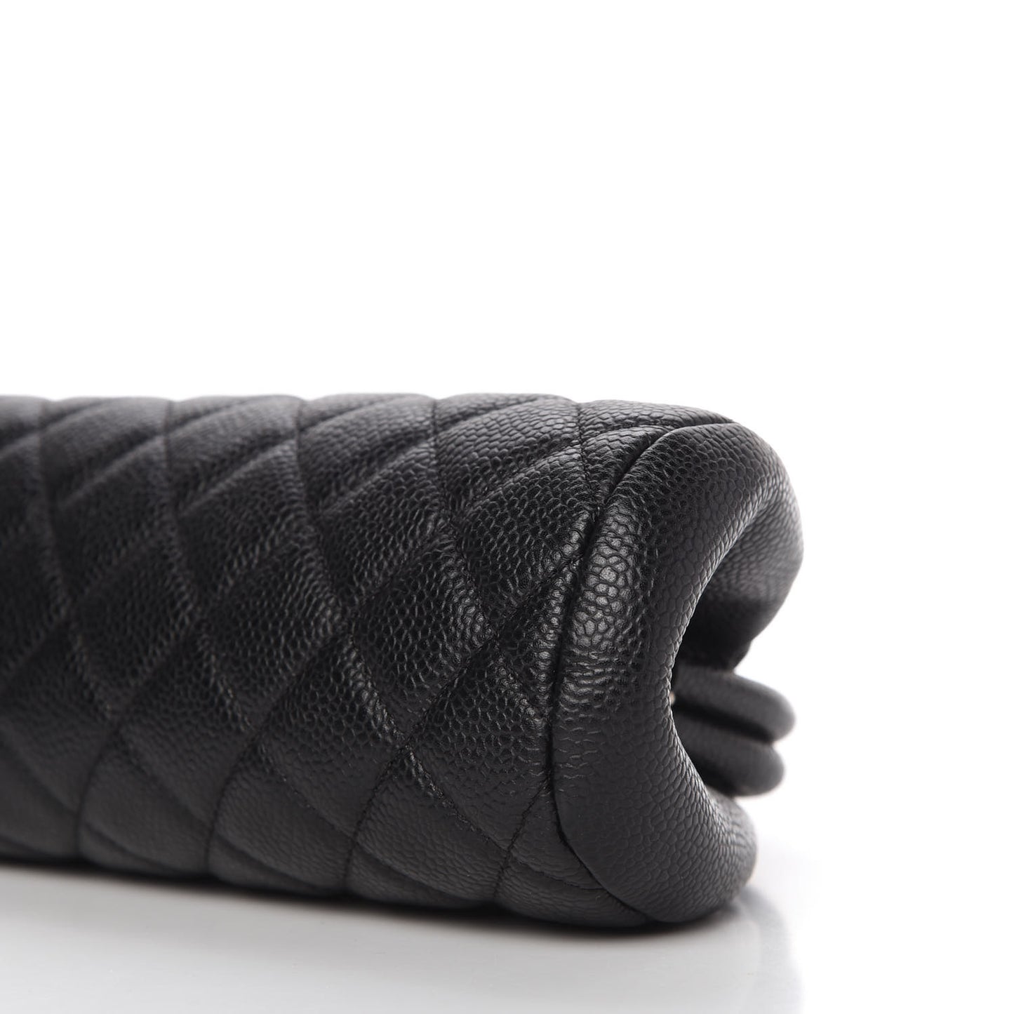 Caviar Quilted Timeless Clutch Black