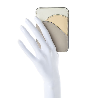 Chloe Smooth Calfskin Walden Card Holder Pastel Grey 2 of 9