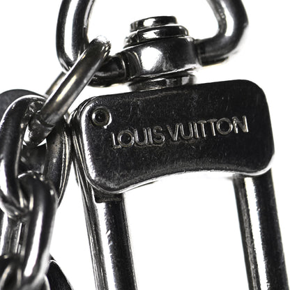 Louis Vuitton LV Facettes Bag Charm Key Holder Silver 3 of 5
