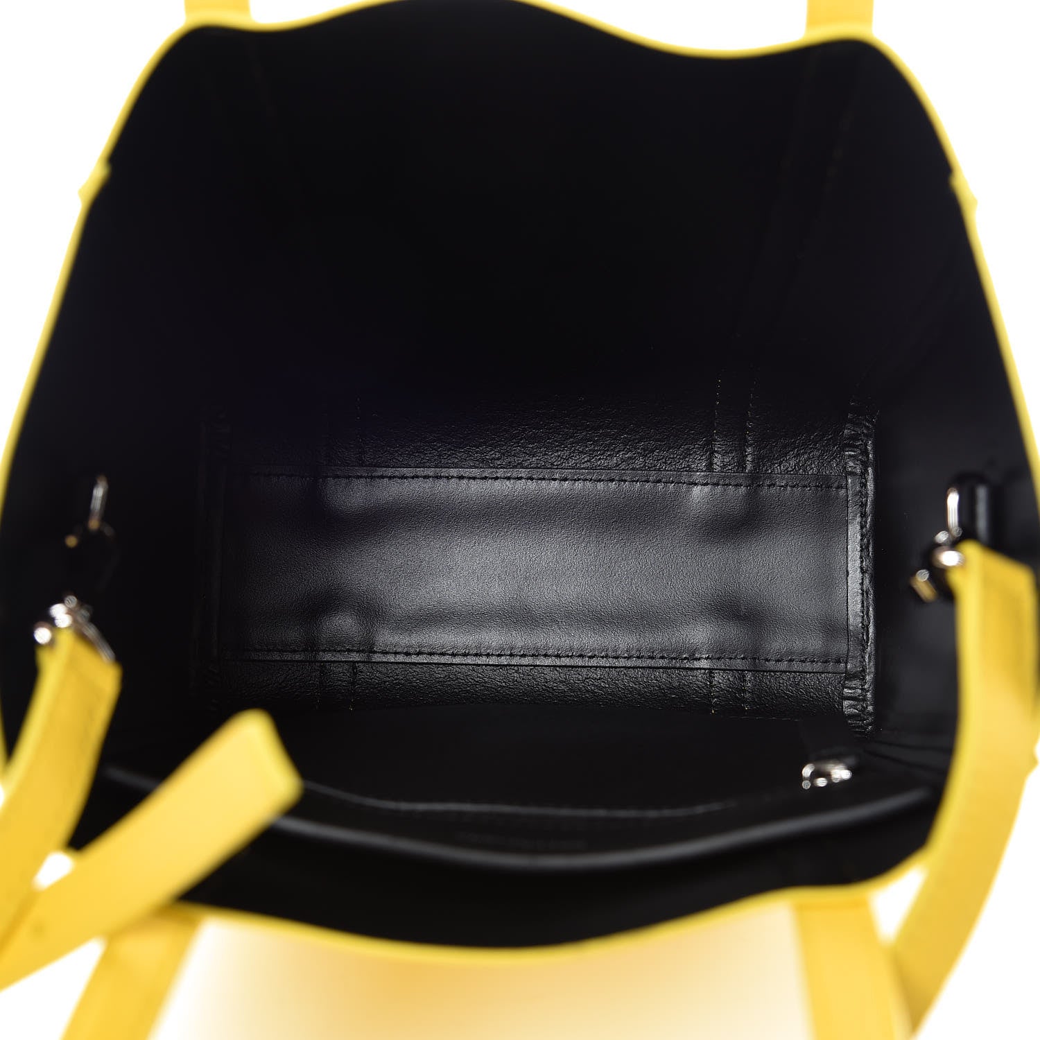 Balenciaga Smooth Calfskin Logo XXS Everyday Tote Jaune Soleil Black 7 of 9