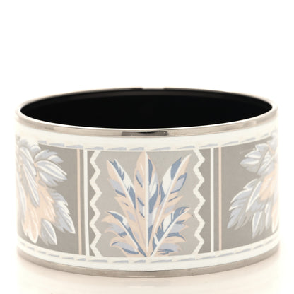 Hermes Enamel Printed Extra Wide Brazil Bracelet 70 3 of 5