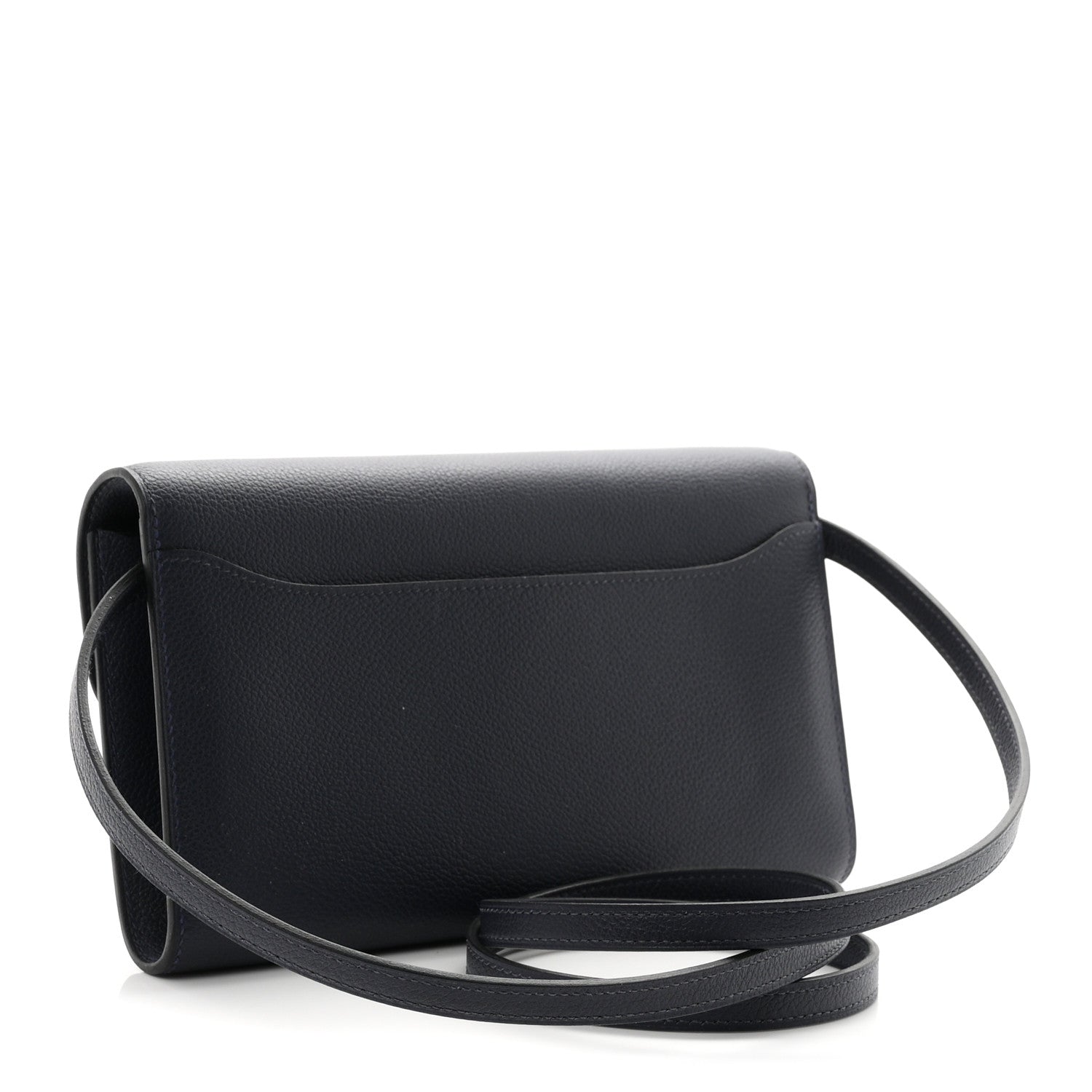 Hermes Evercolor Constance Wallet To Go Bleu Nuit 3 of 11