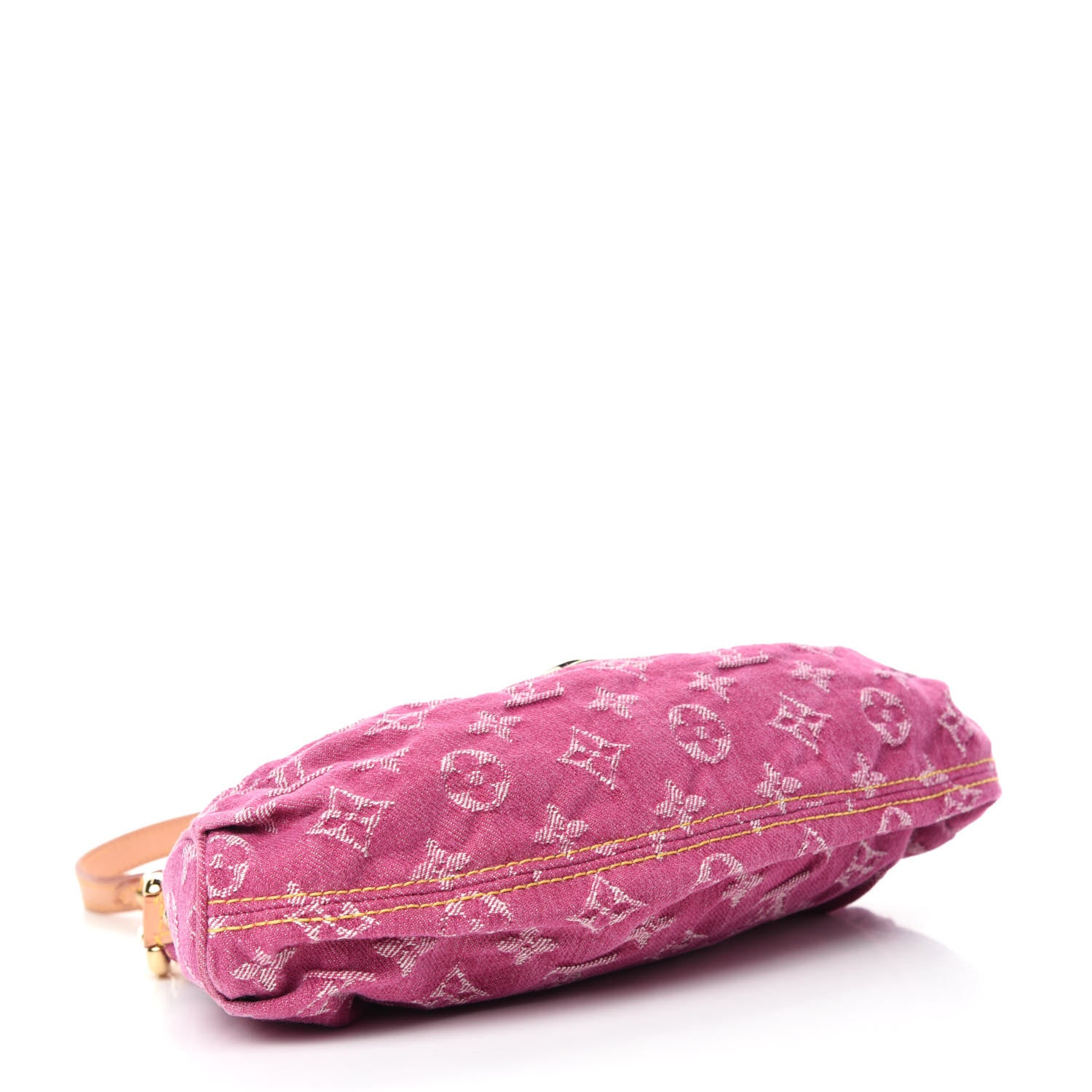 Louis Vuitton Monogram Denim Mini Pleaty Fuchsia 4 of 10
