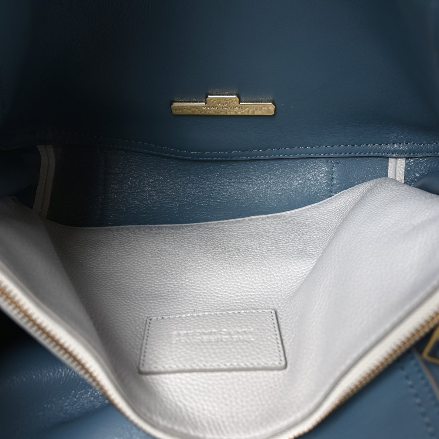Grained Calfskin The Director Tote Harbor Mist