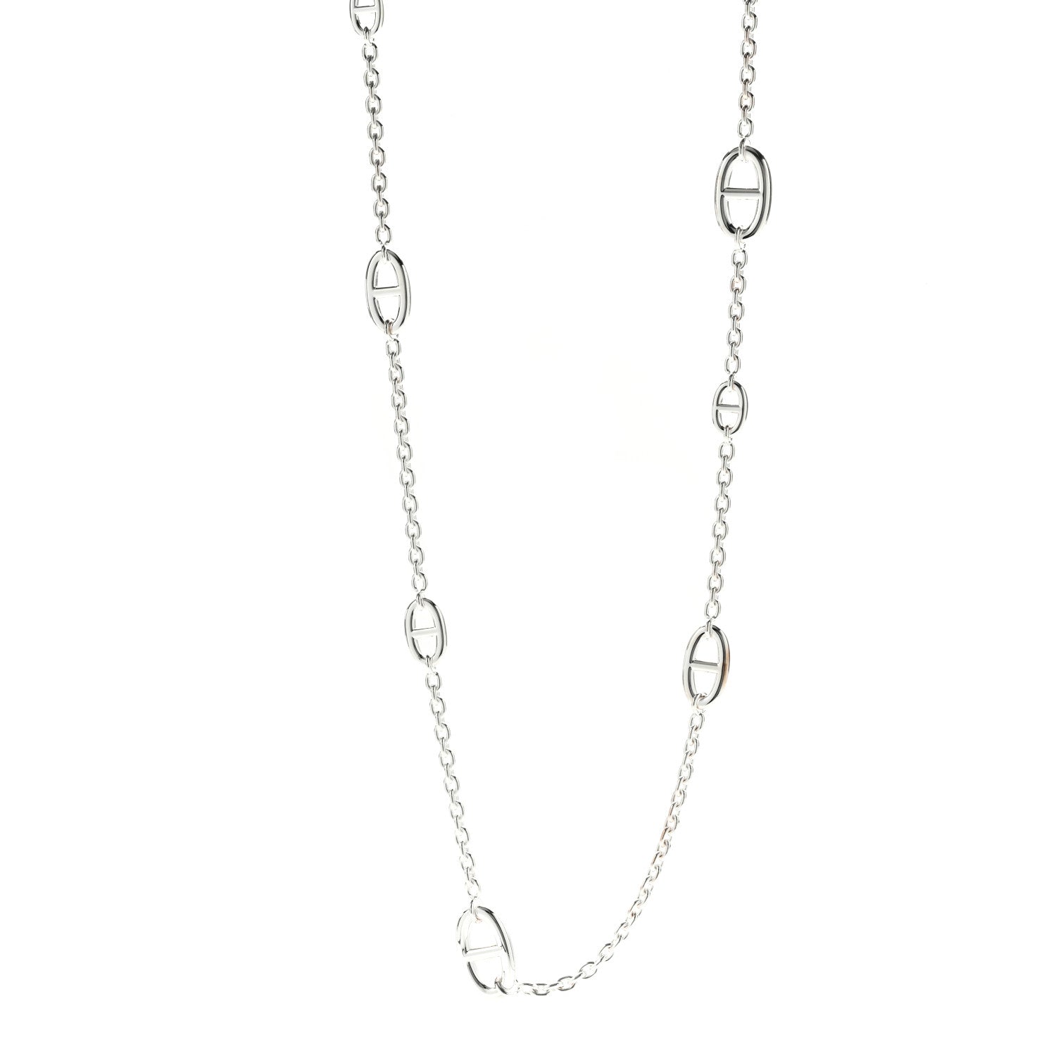 Hermes Sterling Silver Farandole Necklace 80 1 of 6