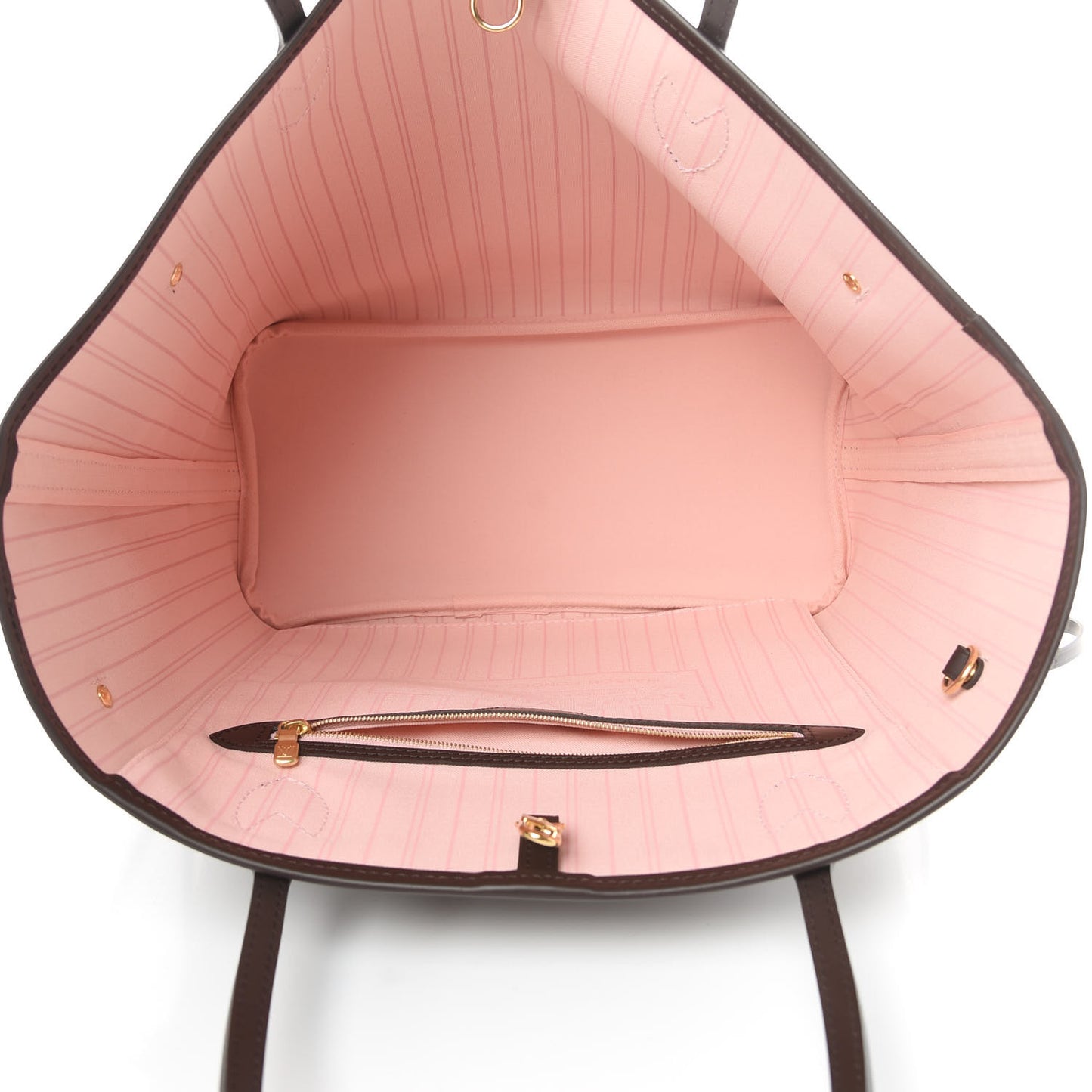 Damier Ebene Neo Neverfull MM Rose Ballerine