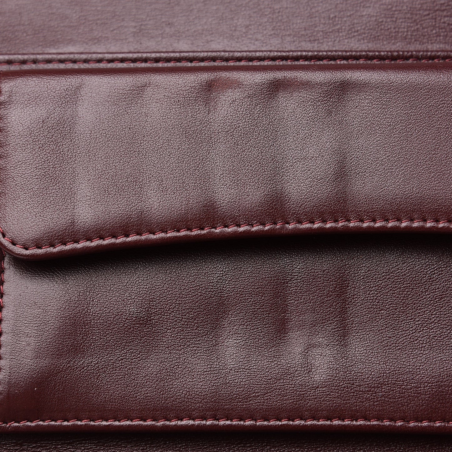 Lambskin Quilted Large Flap Wallet Black