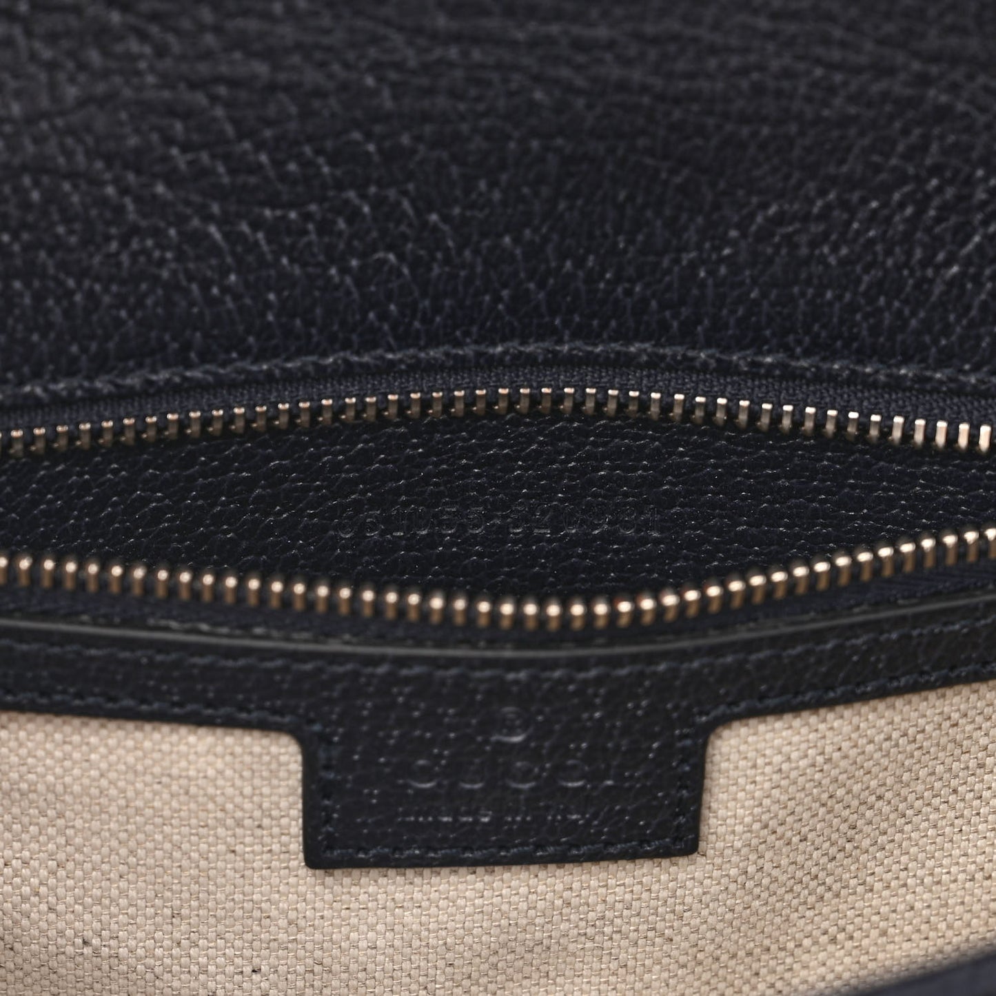 GG Supreme Monogram Textured Dollar Calfskin Web Small Ophidia Padlock Top Handle Bag Beige Blue