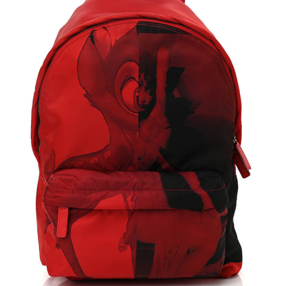 Givenchy Nylon Bambi Print Small Backpack Red 8 of 10