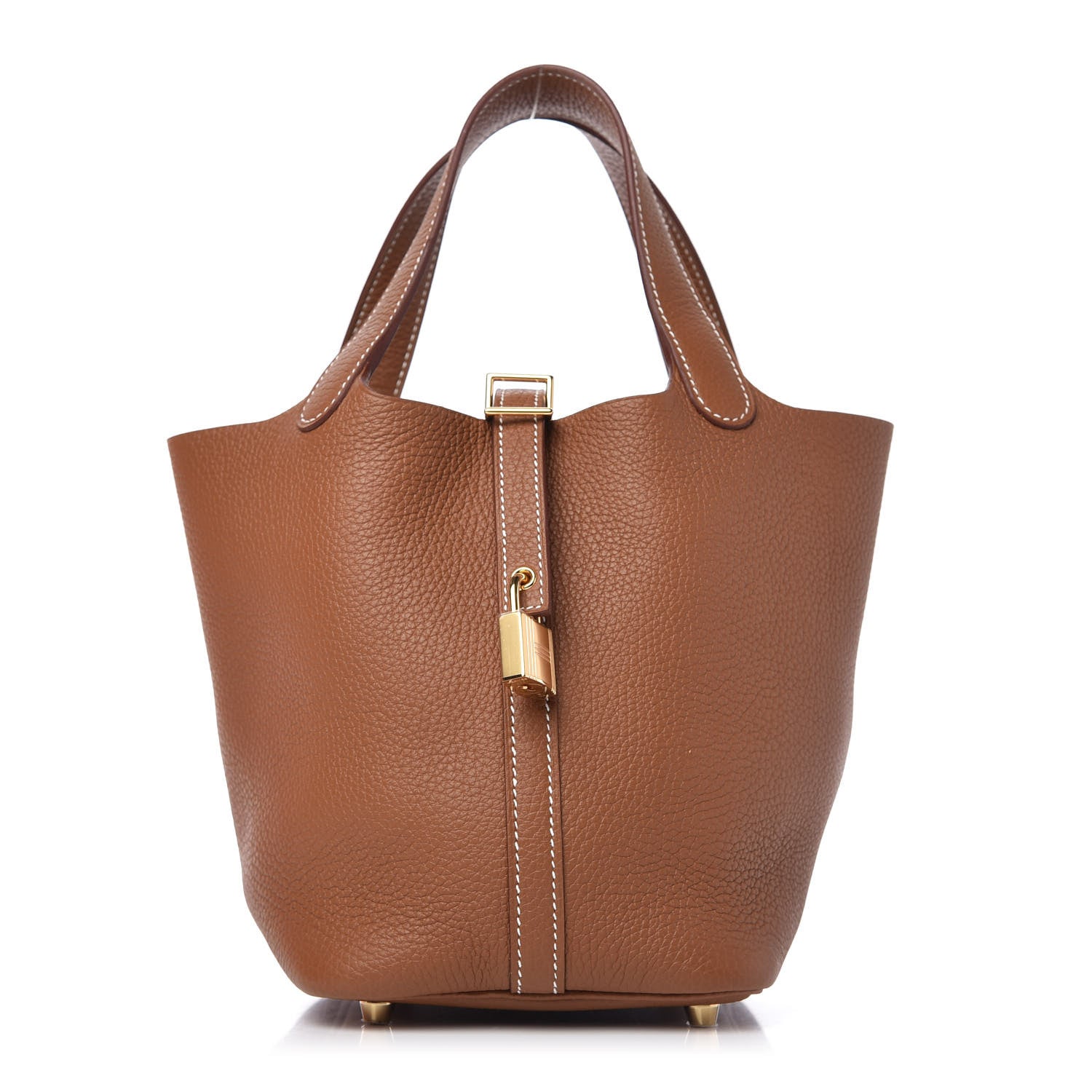 Hermes Taurillon Clemence Picotin Lock 18 PM Gold 1 of 10