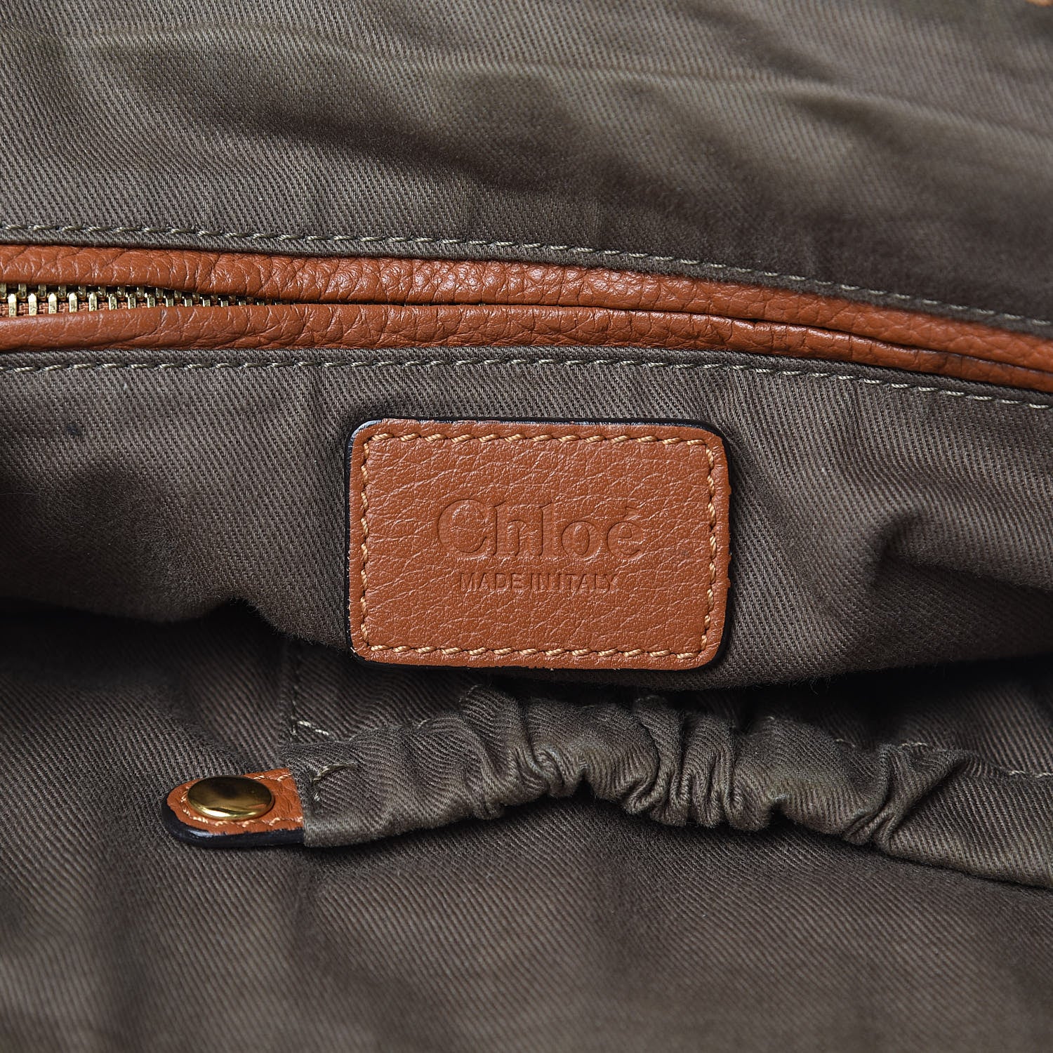 Chloe Calfskin Medium Marcie Satchel Tan 6 of 15