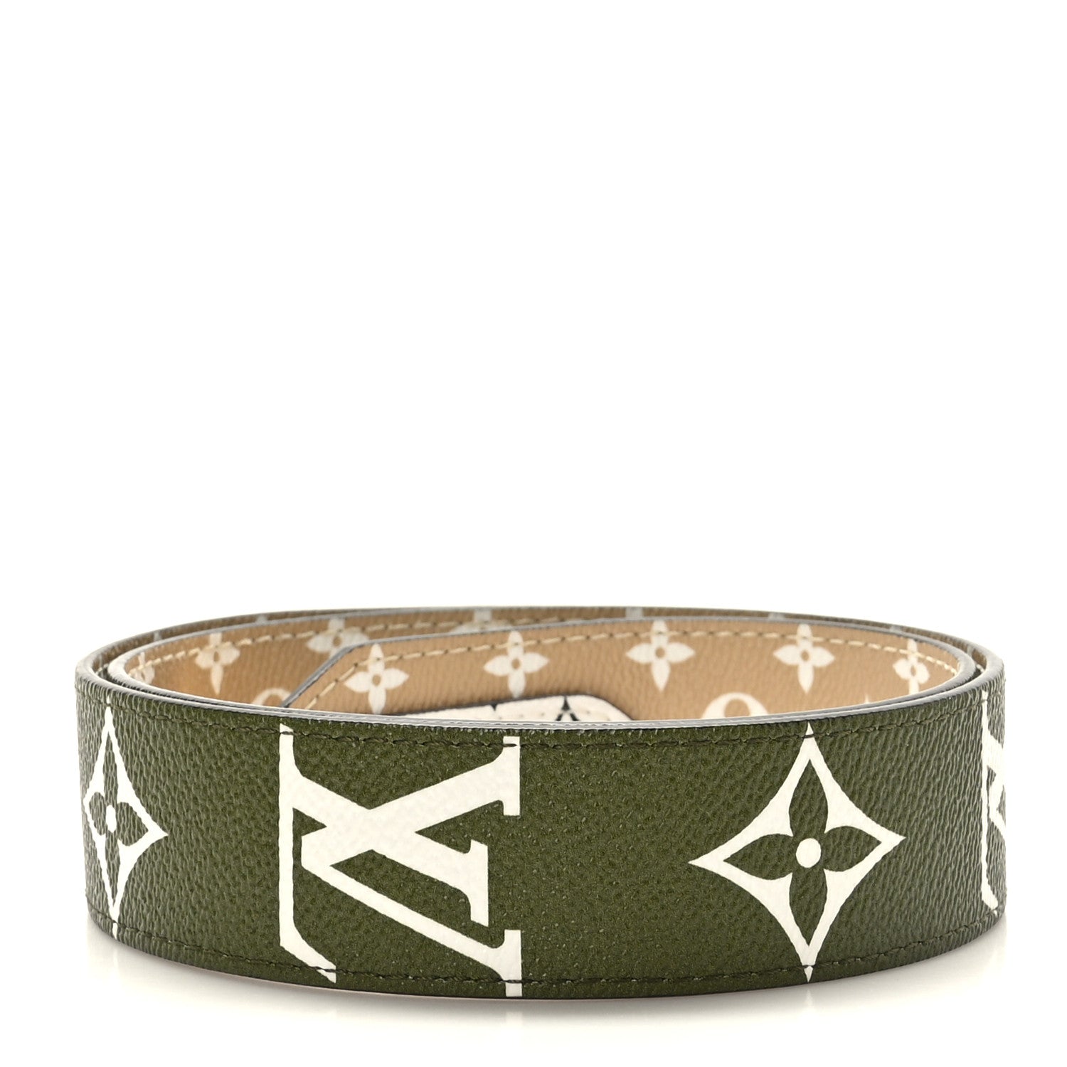 Louis Vuitton Monogram Giant Bandouliere Shoulder Strap Kaki 2 of 3