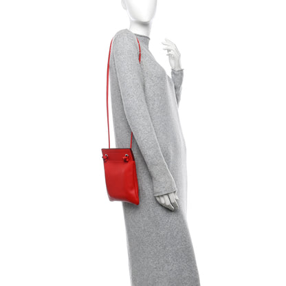 Hermes Milo Lambskin Swift Mini Aline Rouge De Coeur 3 of 10