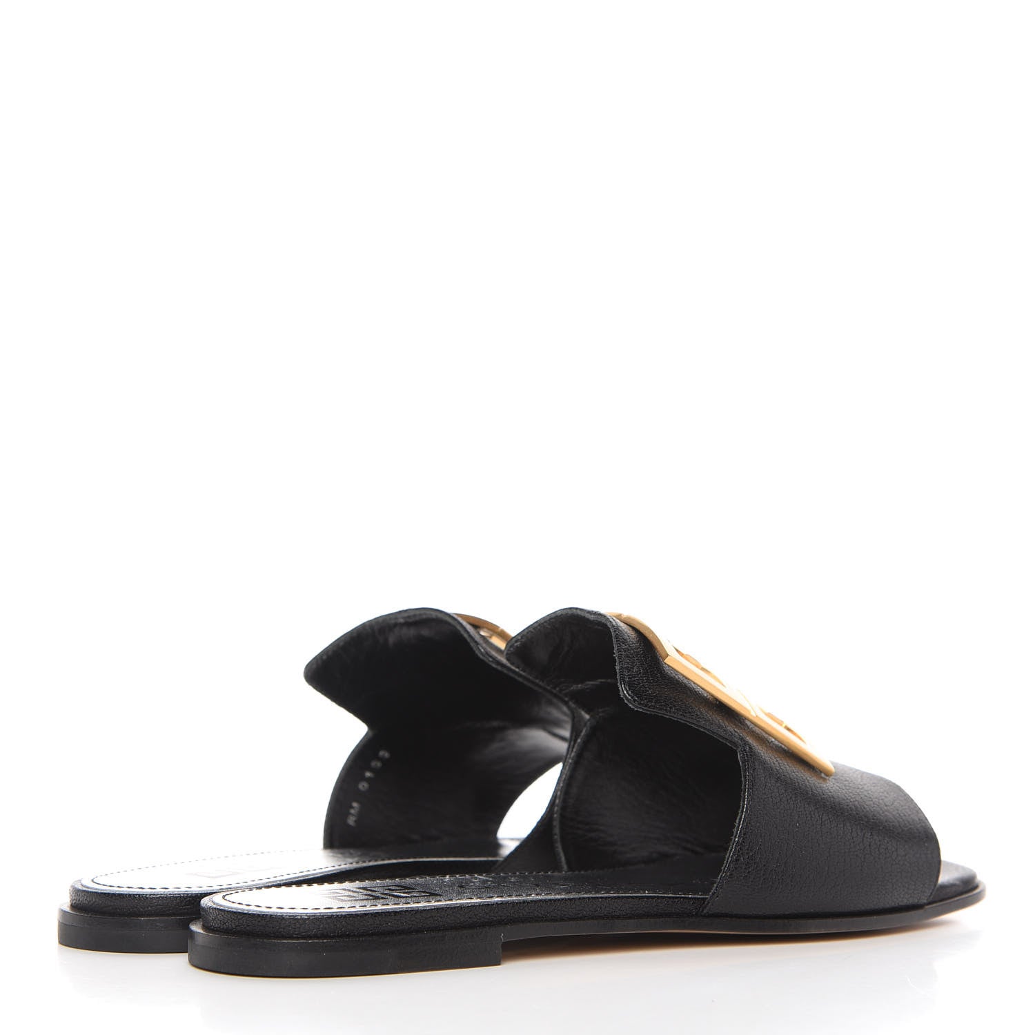 Givenchy Goatskin 4G Flat Sandals 35 Black 4 of 9