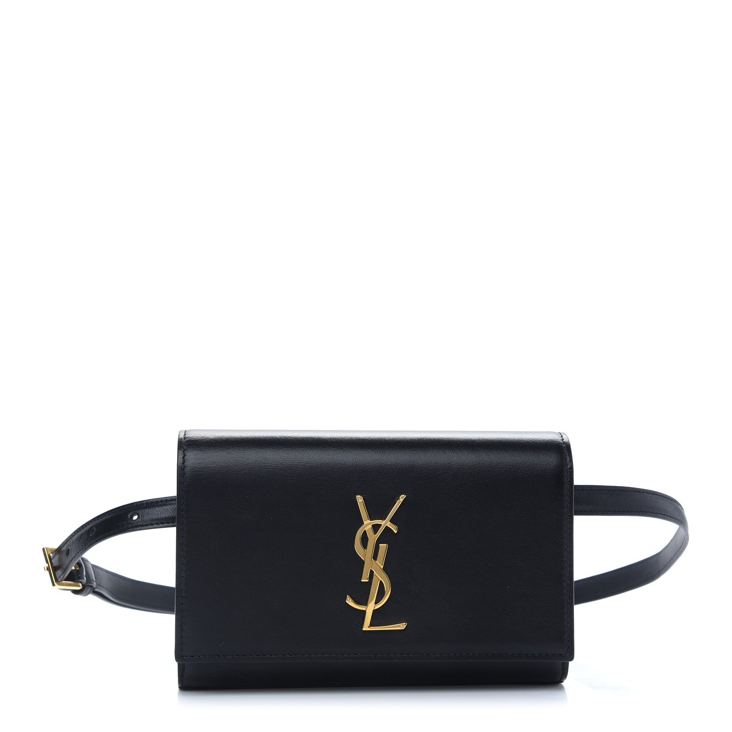 Saint Laurent Smooth Calfskin Monogram Kate Belt Bag Black 1 of 8
