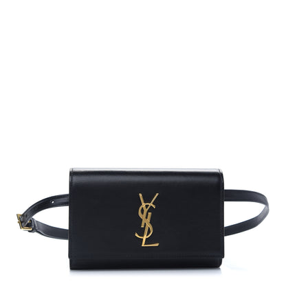 Saint Laurent Smooth Calfskin Monogram Kate Belt Bag Black 1 of 8