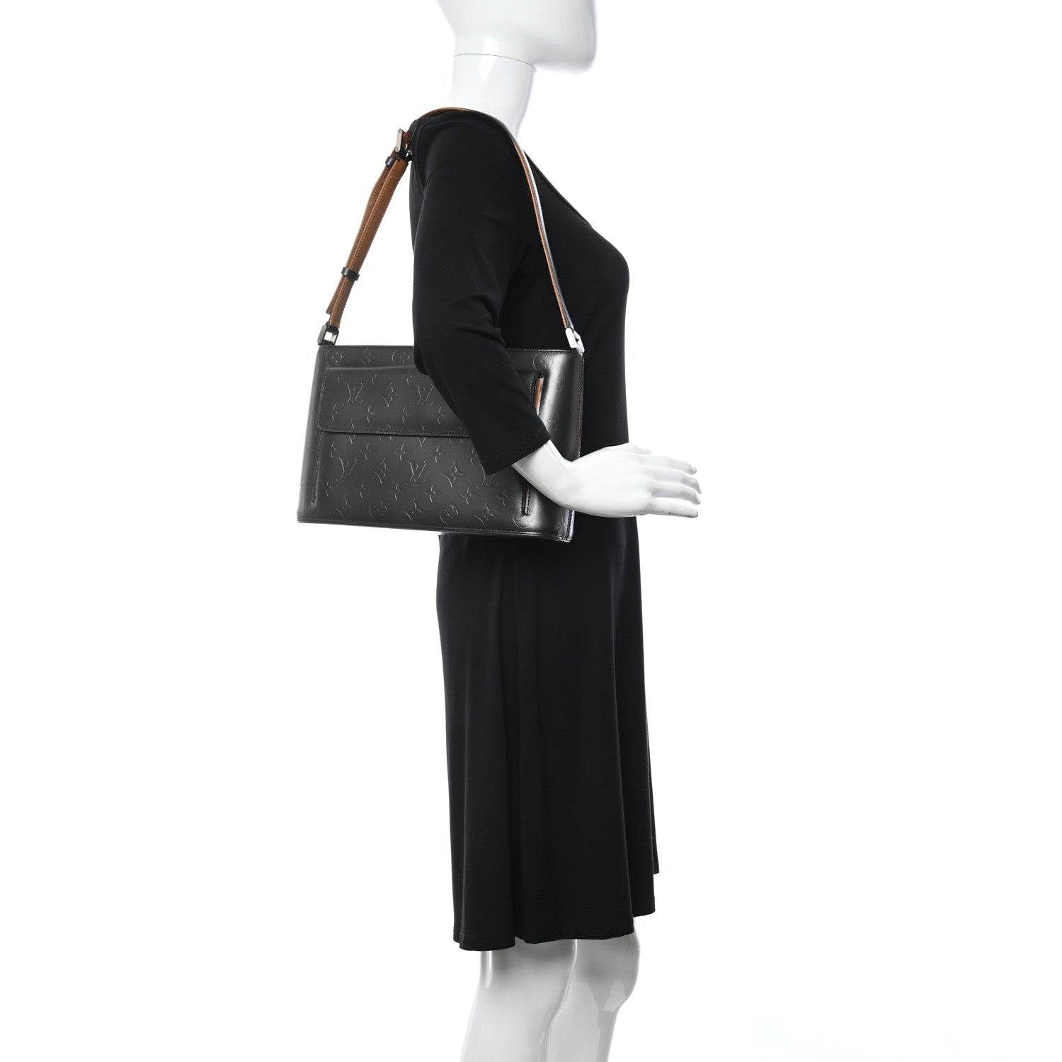 Louis Vuitton Mat Monogram Allston Black 2 of 9