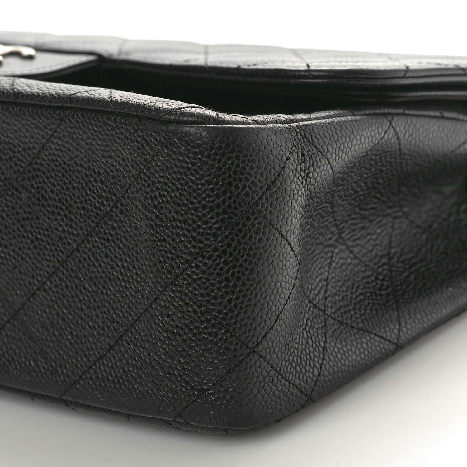 Chanel Caviar Quilted Jumbo Double Flap Black 10 of 10