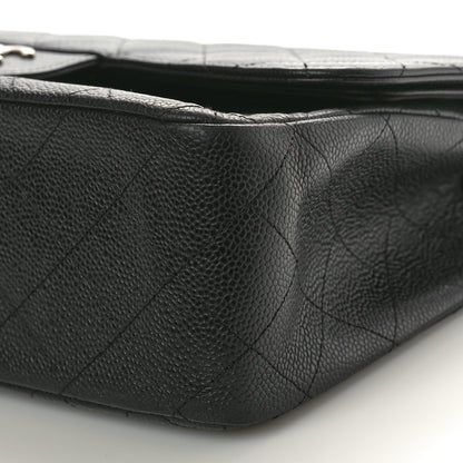 Chanel Caviar Quilted Jumbo Double Flap Black 10 of 10