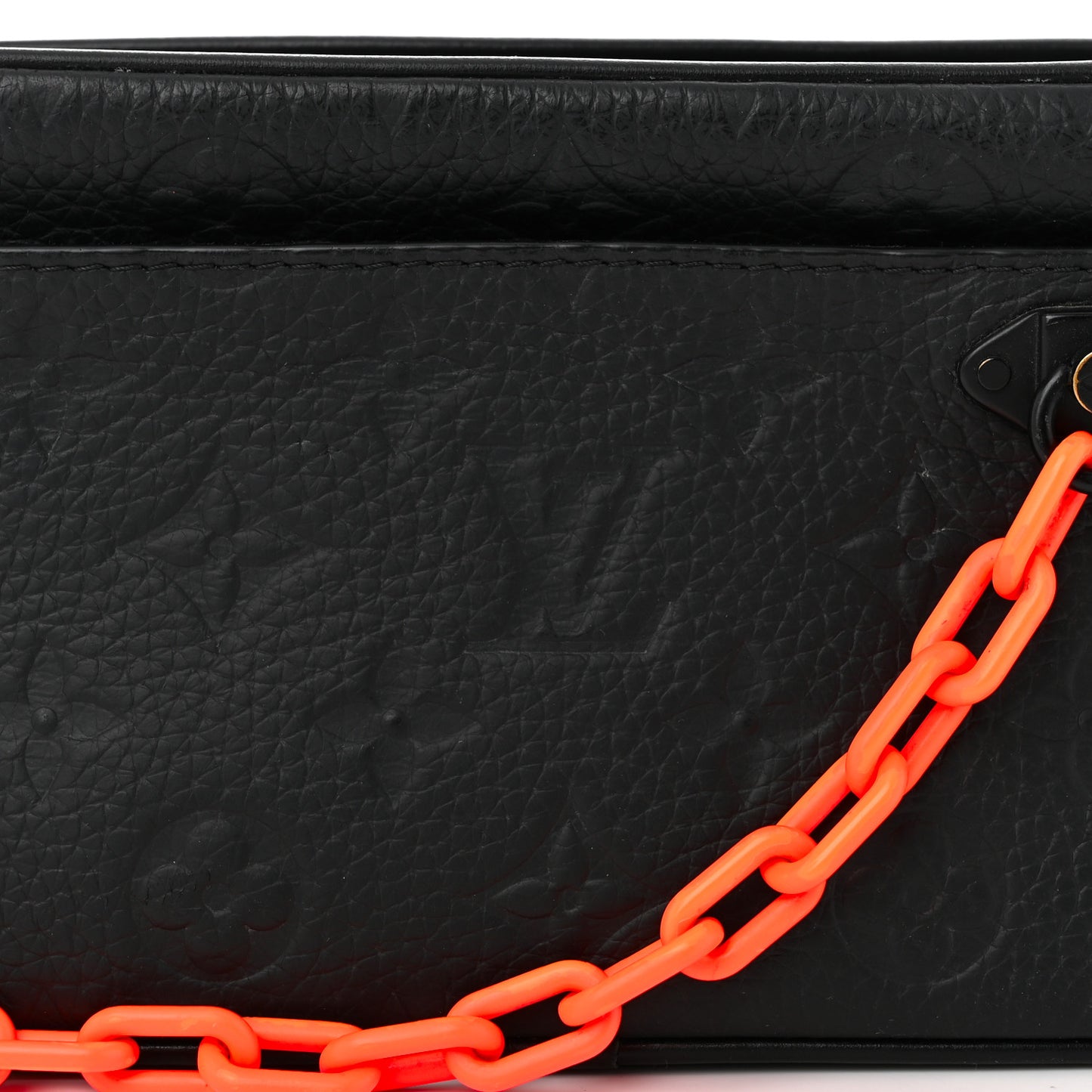 Taurillon Monogram Uniformes Solar Ray Soft Pochette Volga Belt Bag Black