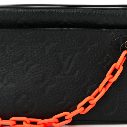 Louis Vuitton Taurillon Monogram Uniformes Solar Ray Soft Pochette Volga Belt Bag Black 7 of 10