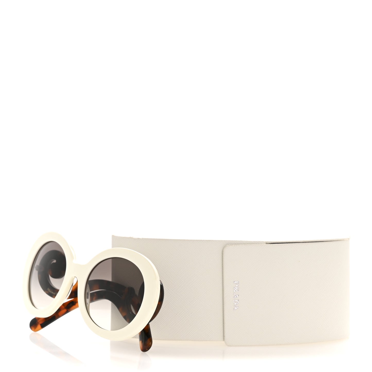 Baroque SPR 27N Round Sunglasses Ivory Tortoise