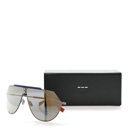 Fendi FF 99MM Shield Sunglasses FF M0075/S Silver 7 of 7