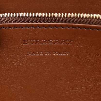 Burberry Calfskin House Check Elmore Zip Around Wallet Tan 6 of 8