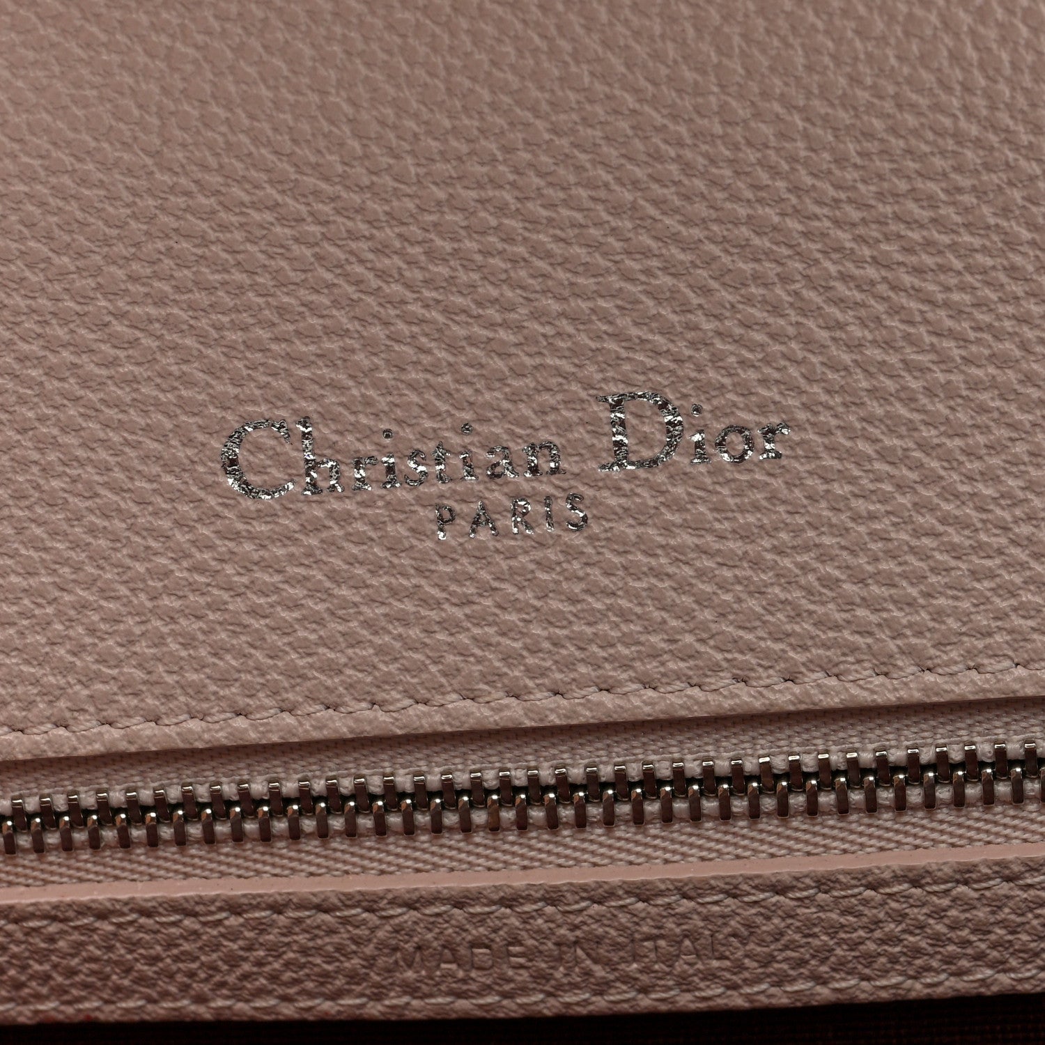 Christian Dior Grained Calfskin Medium Diorama Flap Bag Nude 6 of 9